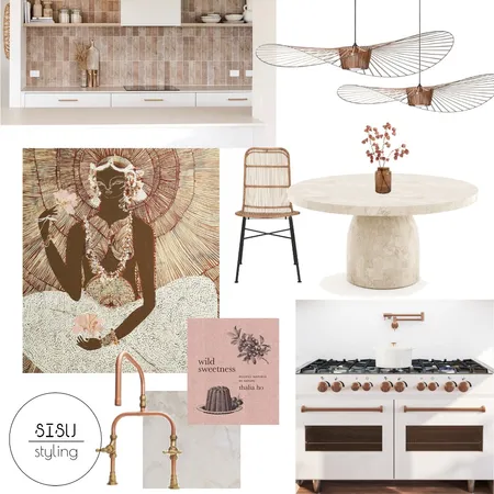 Warm kitchen Interior Design Mood Board by Sisu Styling on Style Sourcebook