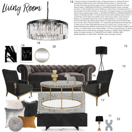 Art deco Interior Design Mood Board by SF on Style Sourcebook