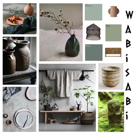 Wabi Sabi Mood Board Interior Design Mood Board by chambersk on Style Sourcebook