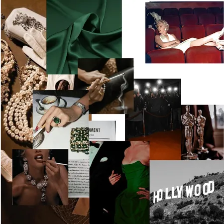 hollywood glam1 Interior Design Mood Board by crotem on Style Sourcebook