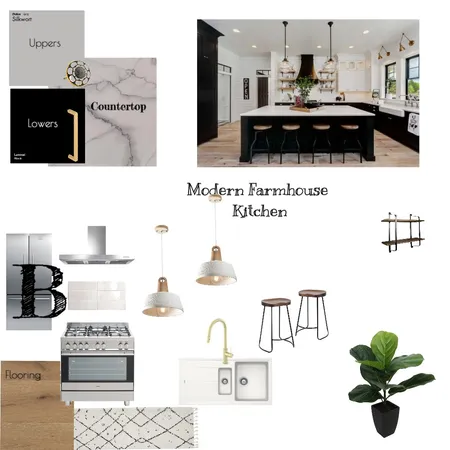 Modern Farmhouse Interior Design Mood Board by DeeStyles on Style Sourcebook