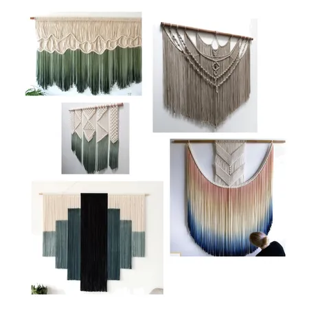 macrame wall hanging Interior Design Mood Board by Sarah Keeys. Interior Design on Style Sourcebook