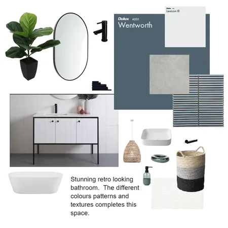 MAIN BATHROOM 2 VAN NIEKERK HOUSE Interior Design Mood Board by saritavann on Style Sourcebook