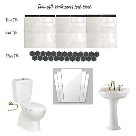 Tamworth Mens toilet 2022 Interior Design Mood Board by Design Miss M on Style Sourcebook