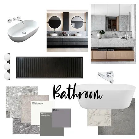 Bathroom - Greys Interior Design Mood Board by LG Interior Design on Style Sourcebook