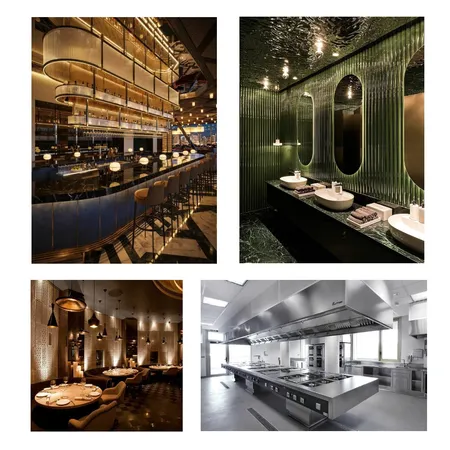 Restaurant bar Interior Design Mood Board by Margarita Roussou on Style Sourcebook