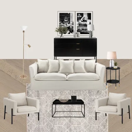 Modern Living Room Interior Design Mood Board by Suite.Minded on Style Sourcebook