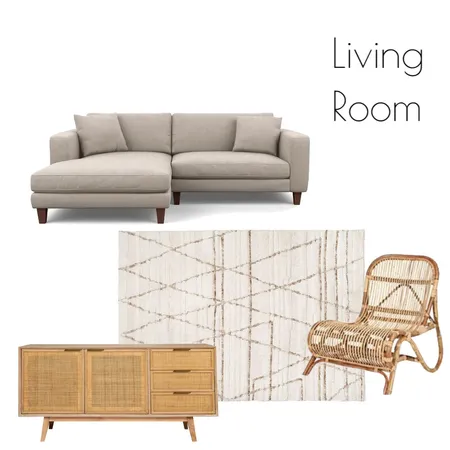 minimal japandi living room Interior Design Mood Board by nauticashaari on Style Sourcebook