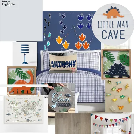 Dino boys room Interior Design Mood Board by lacgirl on Style Sourcebook