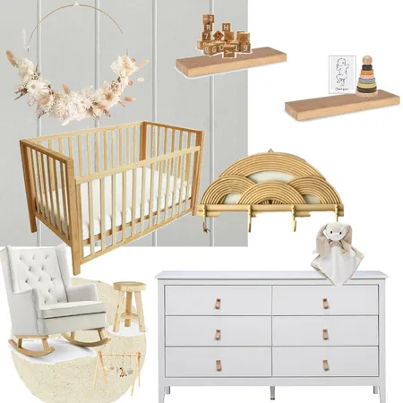 Nursery Room Interior Design Mood Board by Her Abode Interiors on Style Sourcebook