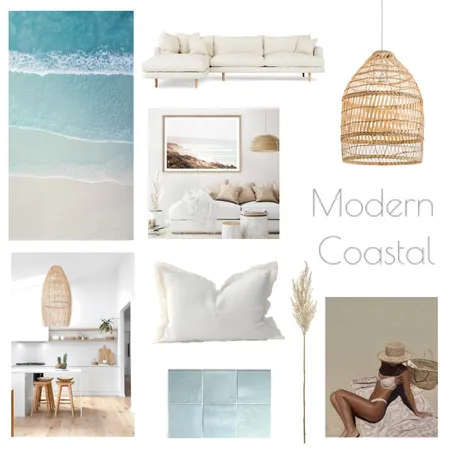 Modern coastal Interior Design Mood Board by Kate Hackett on Style Sourcebook