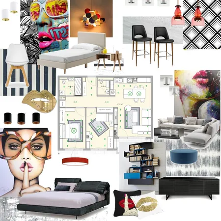 Diplomski rad - Moodboard, konačni 3 Interior Design Mood Board by Ana on Style Sourcebook