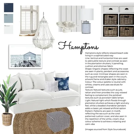 hamptons Interior Design Mood Board by Elisewarner on Style Sourcebook