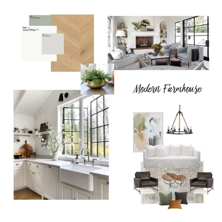 Modern farmhouse Interior Design Mood Board by Angela Perry on Style Sourcebook