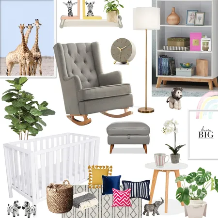 Colourful Nursery Interior Design Mood Board by AmyAhfy on Style Sourcebook