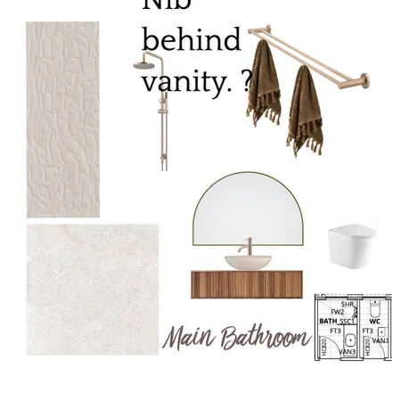 Main Bathroom Interior Design Mood Board by Mellyg348 on Style Sourcebook