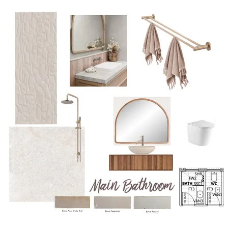 Main Bathroom Interior Design Mood Board by Mellyg348 on Style Sourcebook