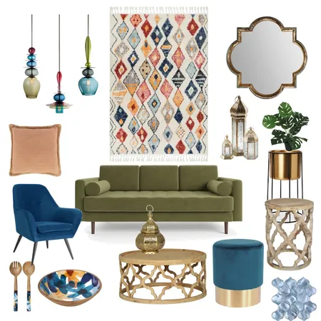 Moroccan Interior Design Mood Board by hendsabra on Style Sourcebook