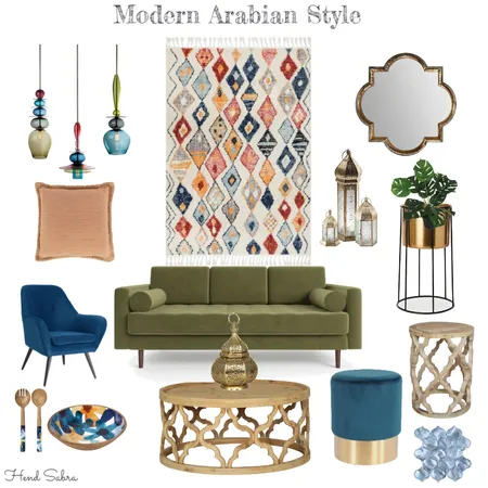 Modern Arabic Interior Design Mood Board by hendsabra on Style Sourcebook