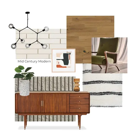 Mid Century Modern 4 Interior Design Mood Board by townsleymitch on Style Sourcebook