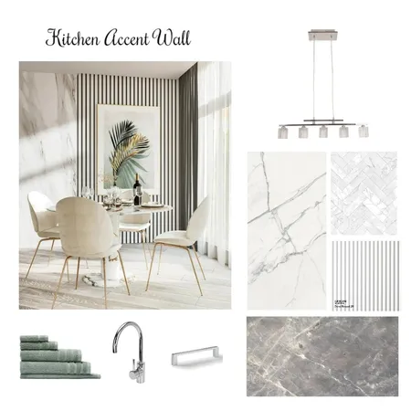 Kitchen Accent Wall Interior Design Mood Board by Miriam Goldberger on Style Sourcebook