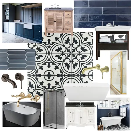 Blue Country Interior Design Mood Board by juleslove on Style Sourcebook