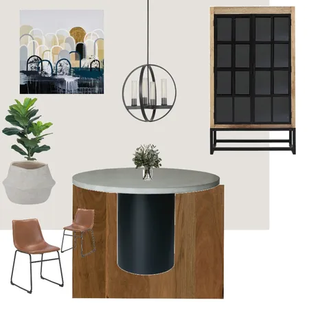 Dining Area Interior Design Mood Board by Studio Maxia on Style Sourcebook