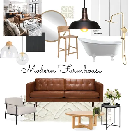 modern farmhouse Interior Design Mood Board by bianca.peart on Style Sourcebook