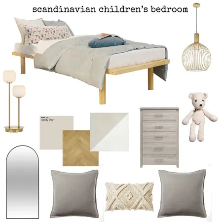 Scandi bedroom Interior Design Mood Board by Louise wright on Style Sourcebook