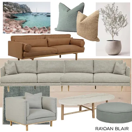 living with leather combo Interior Design Mood Board by RAYDAN BLAIR on Style Sourcebook