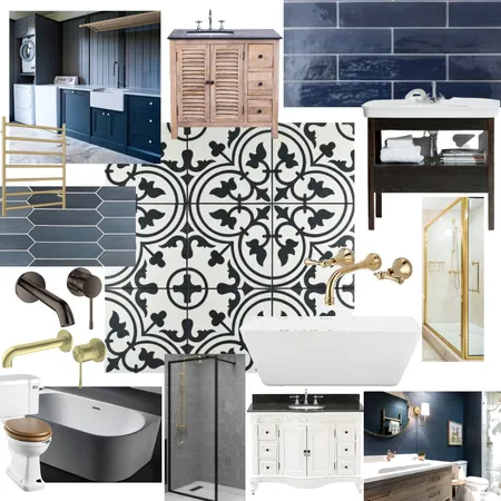 Blue Country Interior Design Mood Board by juleslove on Style Sourcebook