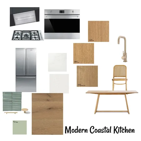 Modern Coastal Kitchen Interior Design Mood Board by justmark on Style Sourcebook