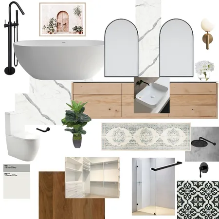 Module 10- Master bathroom Interior Design Mood Board by Mikakal on Style Sourcebook