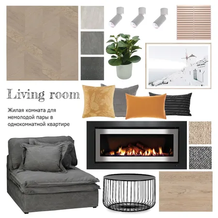 Модуль 1. Жилая комната Interior Design Mood Board by Vilenkina on Style Sourcebook