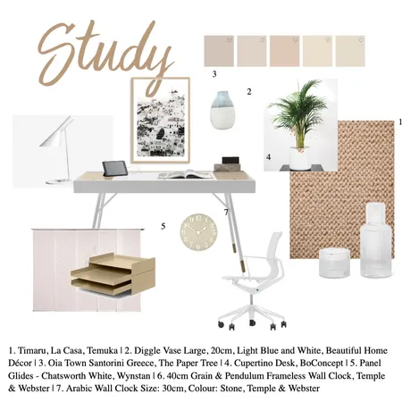 study Interior Design Mood Board by murifue on Style Sourcebook