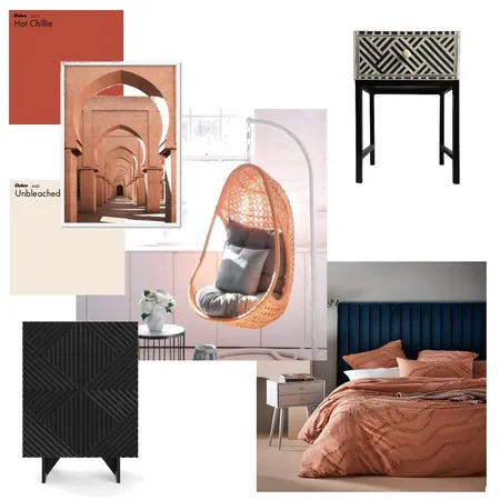 orange Interior Design Mood Board by Elaina on Style Sourcebook