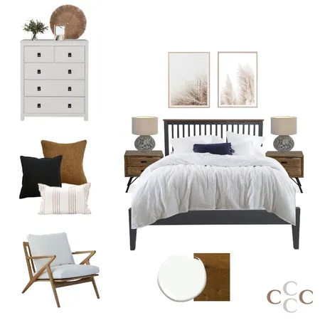 Bedroom 1 Bruce Lake - Terra Baltic Interior Design Mood Board by CC Interiors on Style Sourcebook