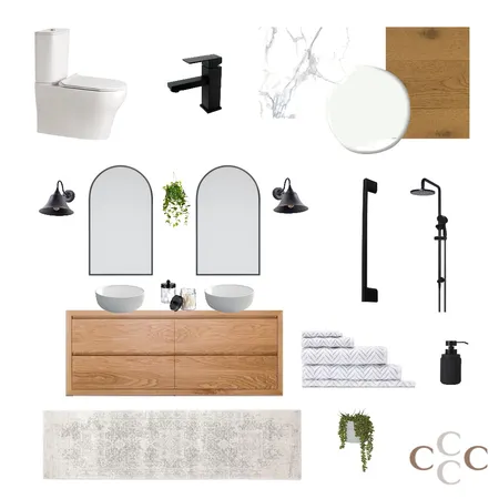 Ensuite Bruce Lake - Terra Baltic Interior Design Mood Board by CC Interiors on Style Sourcebook