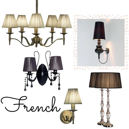 French Lighting Interior Design Mood Board by LaraFernz on Style Sourcebook