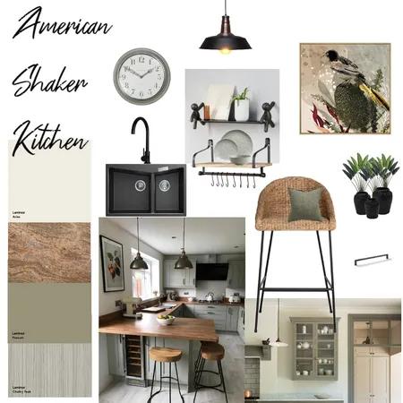 American Shaker Kitchen Interior Design Mood Board by Lindsay_94 on Style Sourcebook