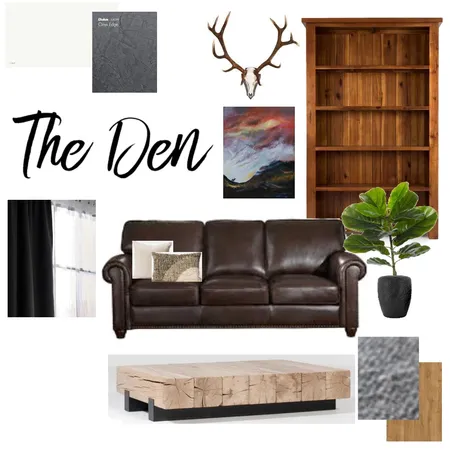 The Den Interior Design Mood Board by Michelle Green 2 on Style Sourcebook