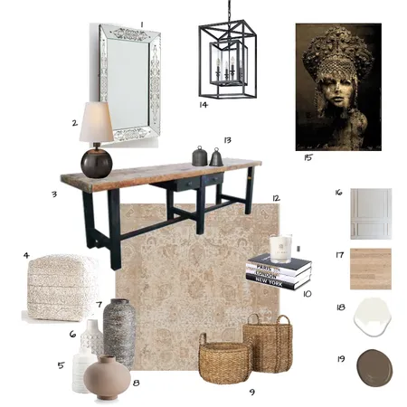 Entry Interior Design Mood Board by Estelle Gay on Style Sourcebook