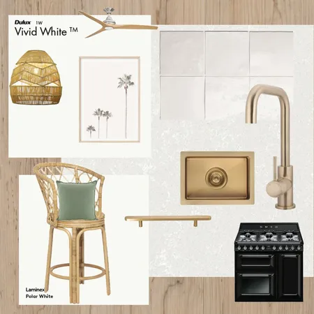 Kitchen Idea 1- Brass and natural Interior Design Mood Board by tlmartin on Style Sourcebook