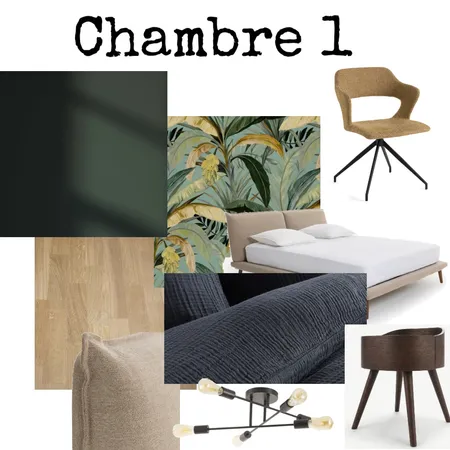 Chambre 1 Villejuif Interior Design Mood Board by efescou on Style Sourcebook