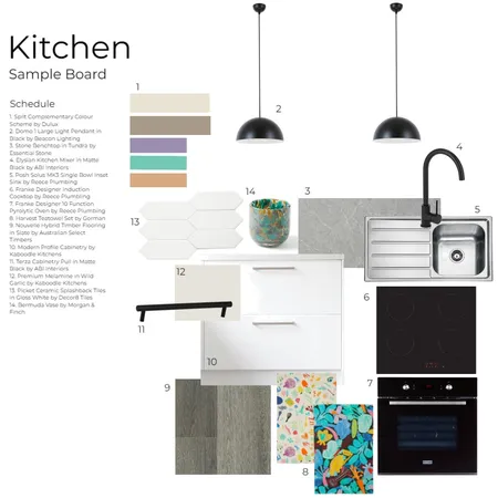 Kitchen Sample Board Interior Design Mood Board by kim_iacono on Style Sourcebook