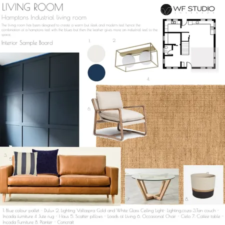 Living Room Sample Board Interior Design Mood Board by roxannevj07 on Style Sourcebook