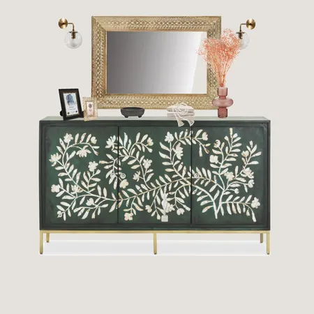 Boho sideboard Interior Design Mood Board by Suite.Minded on Style Sourcebook