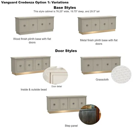 Cabinet option 1 Rutz Interior Design Mood Board by Intelligent Designs on Style Sourcebook