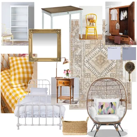 Girls Country Bedroom Interior Design Mood Board by Sara Cornish on Style Sourcebook