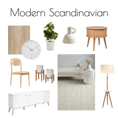 Modern Scandi Interior Design Mood Board by nataliekustreba on Style Sourcebook